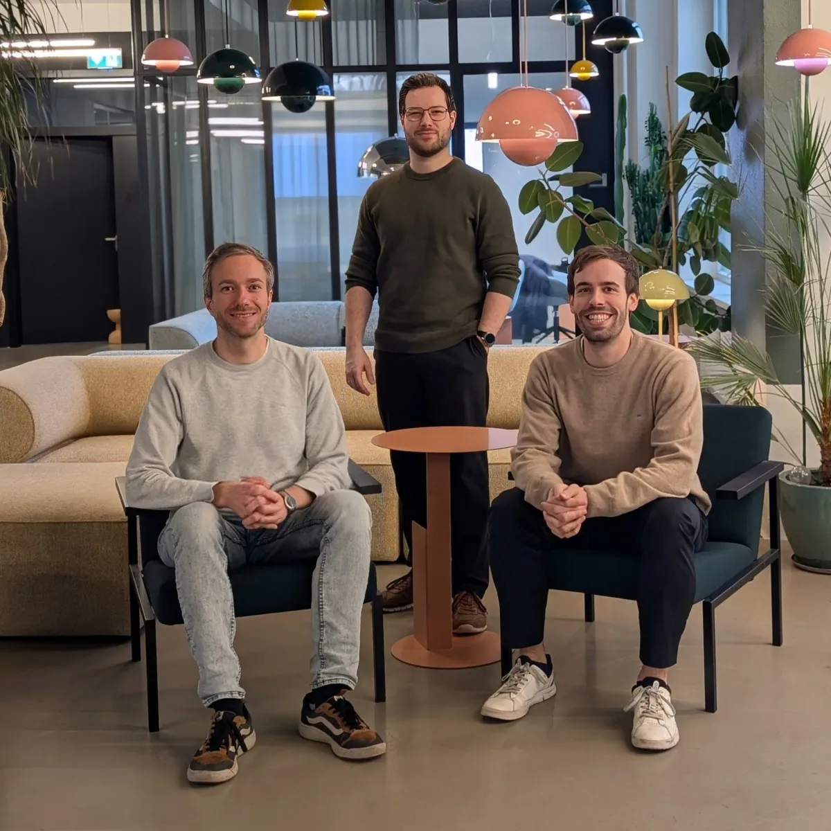 Burkhard Reffeling, Mathias Marquardt und Caspar Gerleve, die Gründer von Taxforce